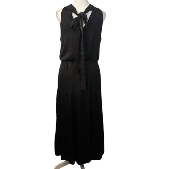 Sam Endelman Black Halter Tiered Maxi Dress- NWT- 8 - Picture 12 of 15